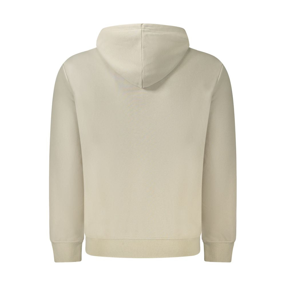 Beige Cotton Men Sweater