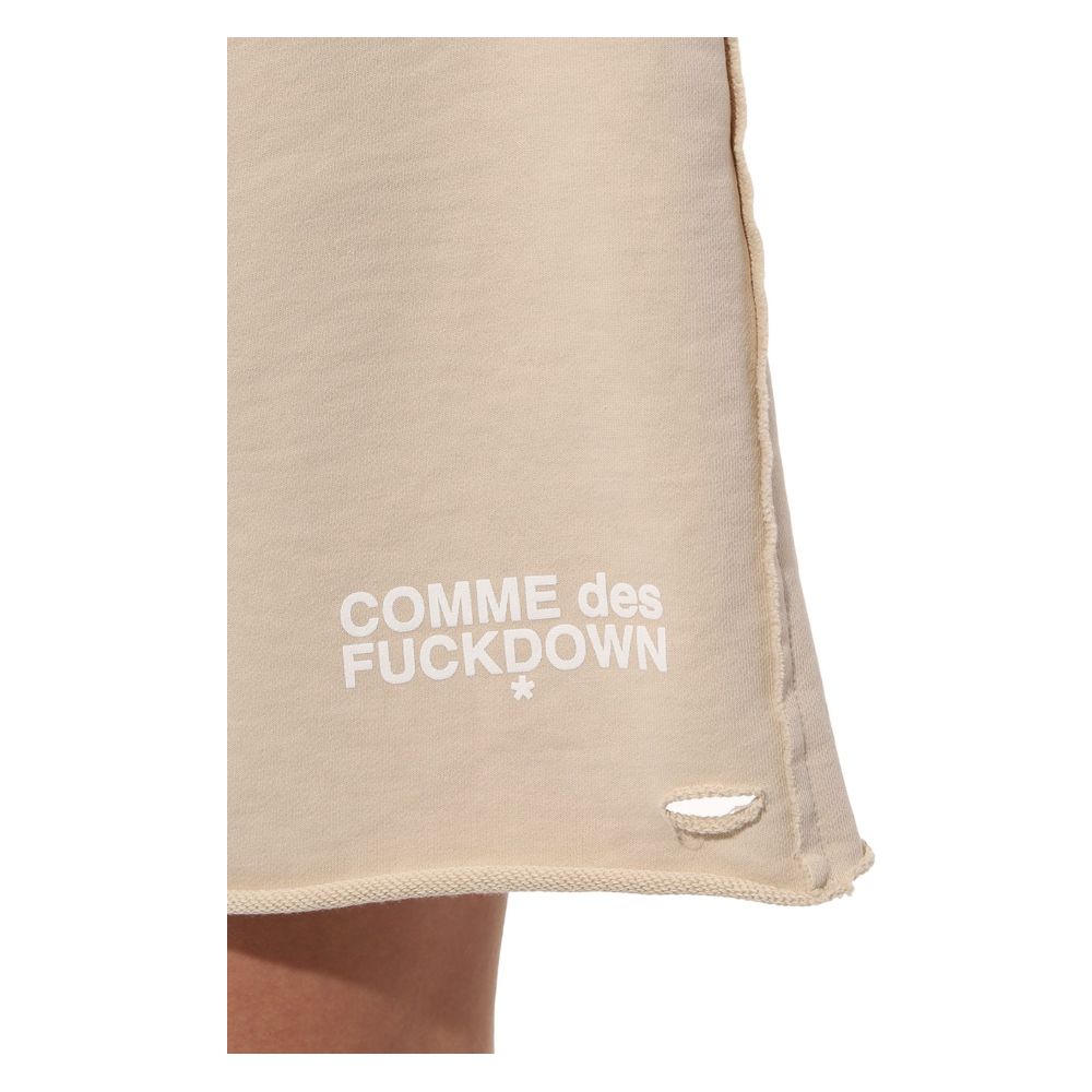 Beige Cotton Short