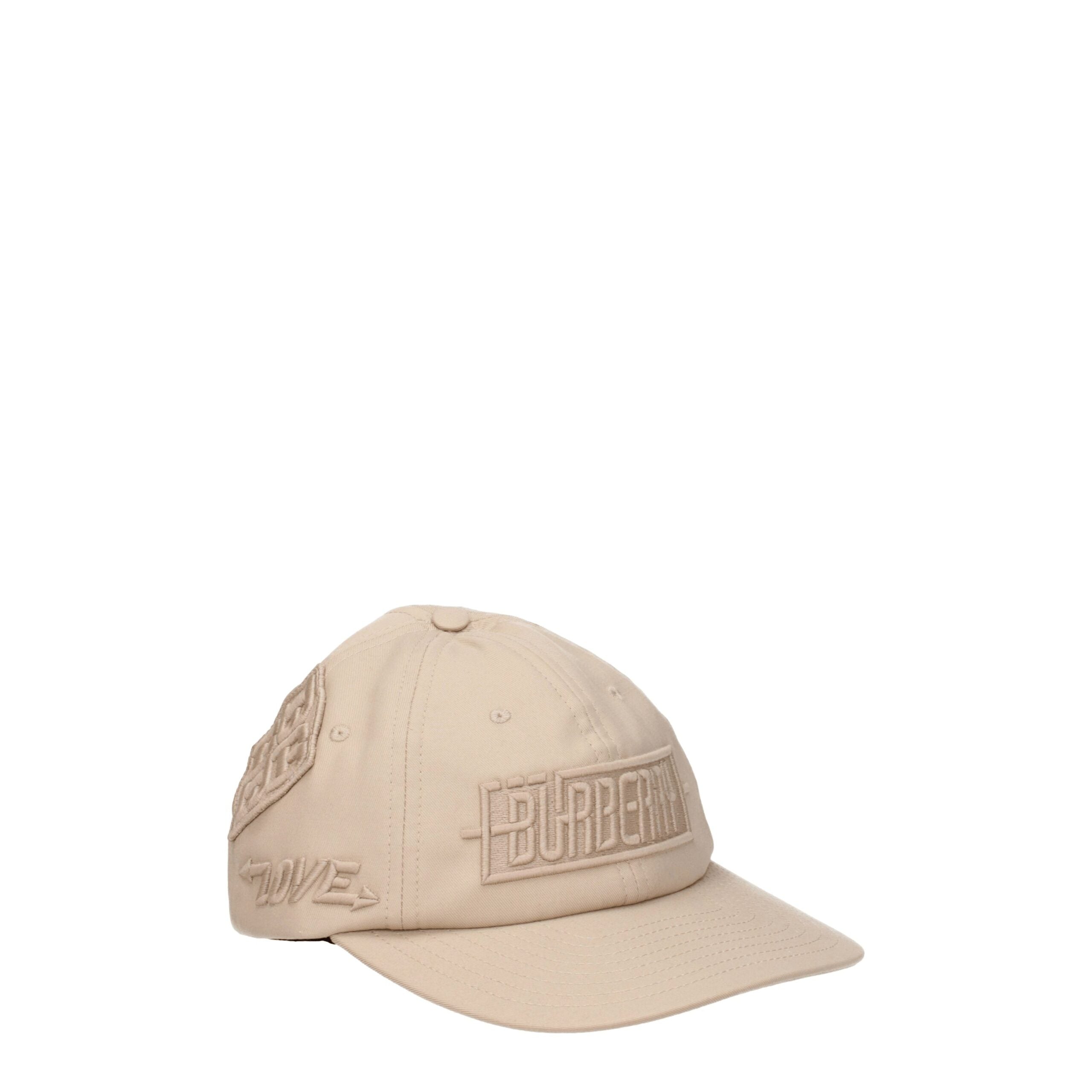 Beige Cotton Caps (Baseball Hat)