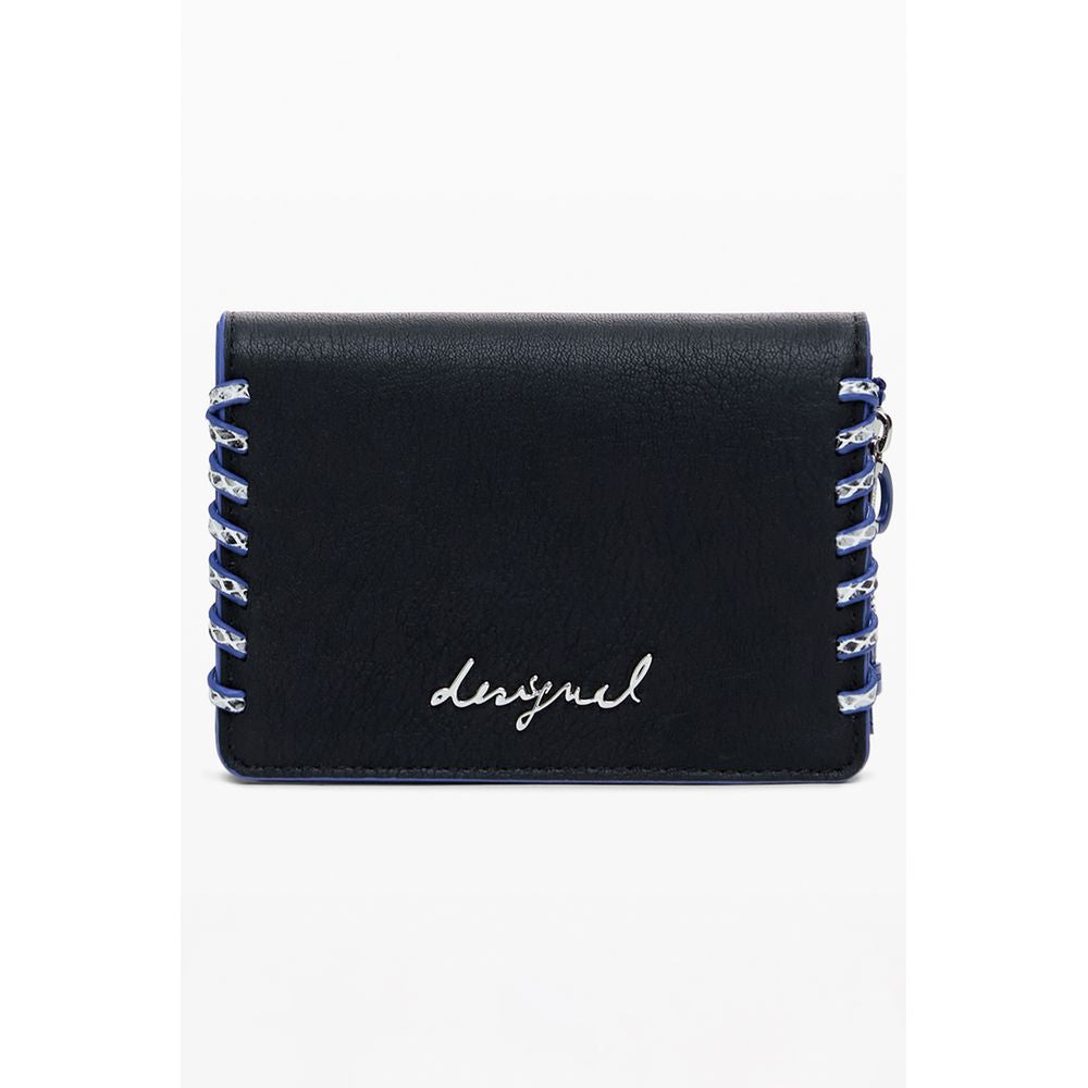 "Black Polyethylene Women Wallet"
